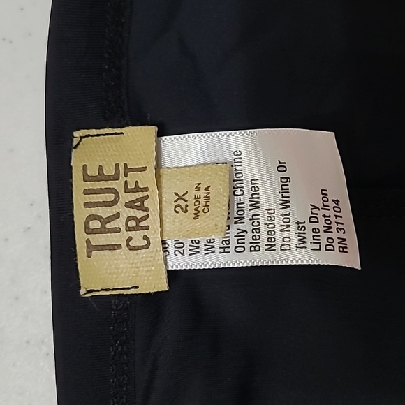 NWT True Craft Black Swim Skirt size 2X - Picture 3 of 5